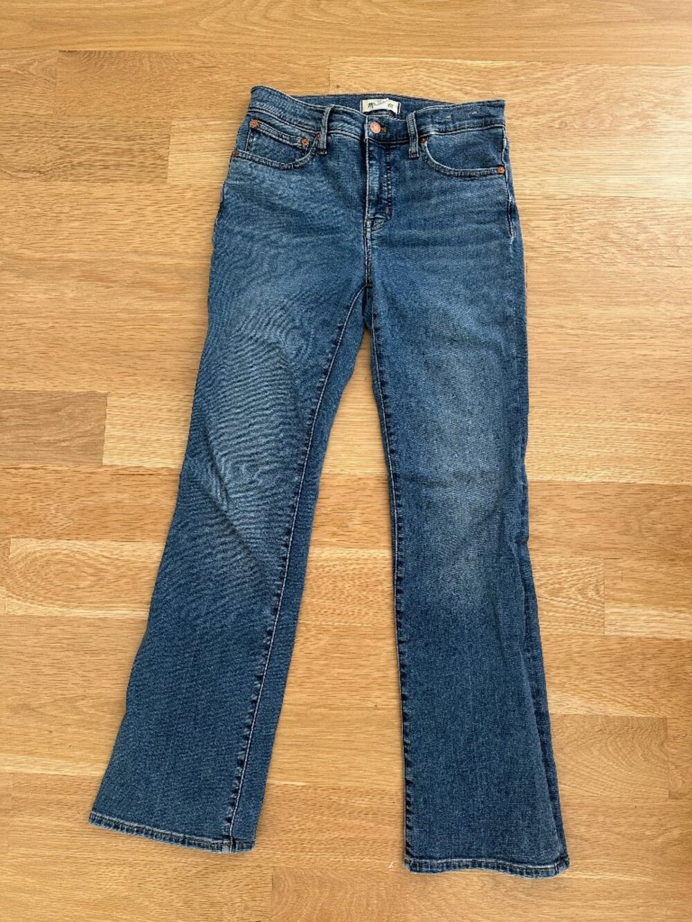 Madewell Kick Out Full-Length Jeans Medium Wash 27